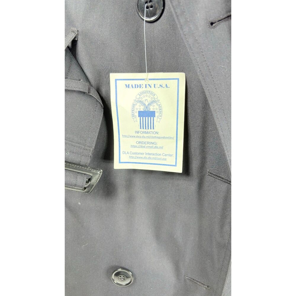 NWT Garrison Collection Defense Logistics Agency Coat Military Trench Womens 8S - Picture 5 of 12